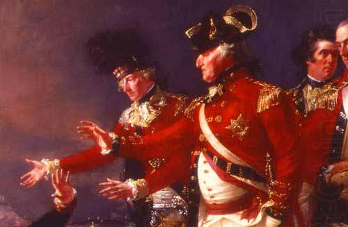 Detail of The Sortie Made by the Garrison of Gibraltar, John Trumbull